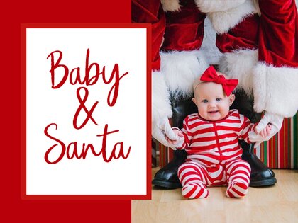 Baby & Santa