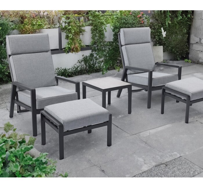 W garden Living - Cuba 5pc Reclining Set